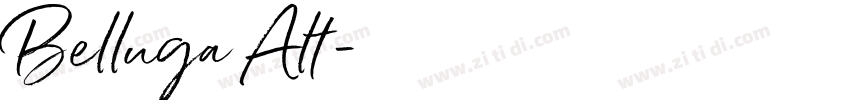 Belluga Alt字体转换